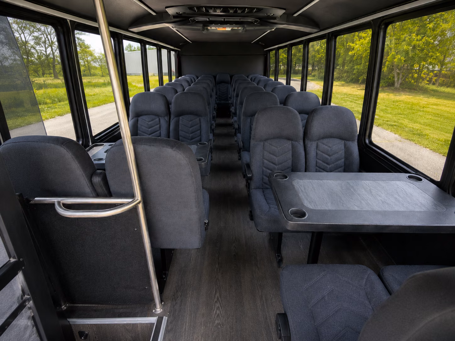 st paul 15 passenger minibus inside