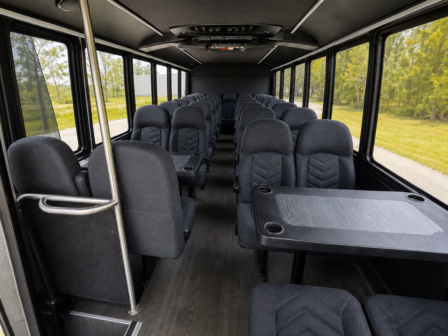st paul 18 passenger minibus inside