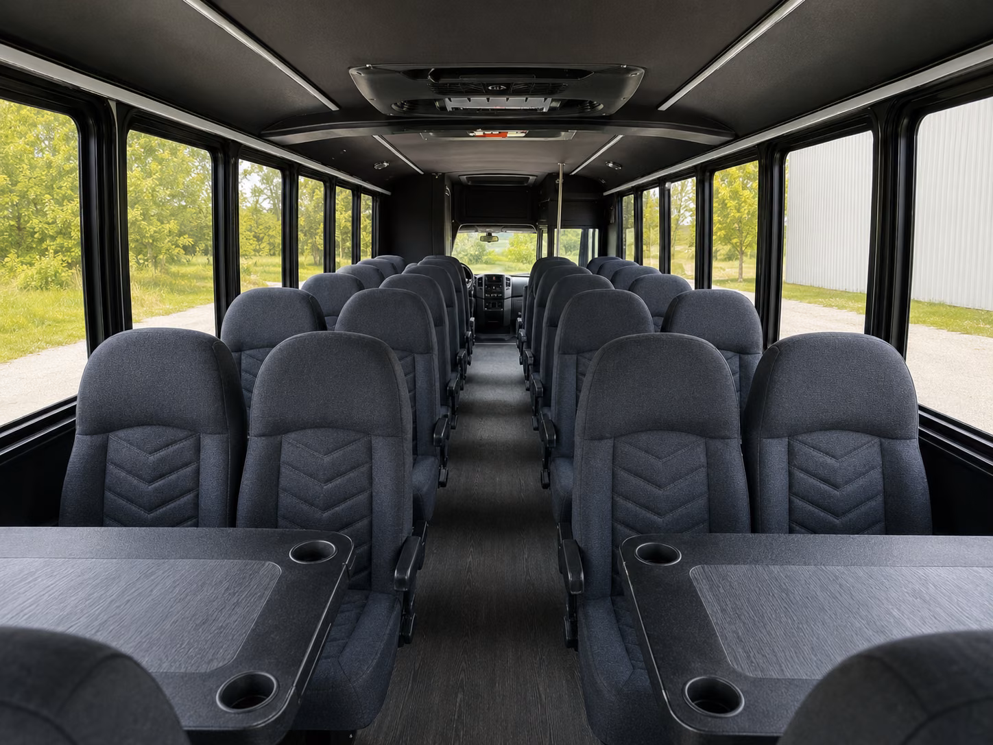 st paul 20 passenger minibus inside
