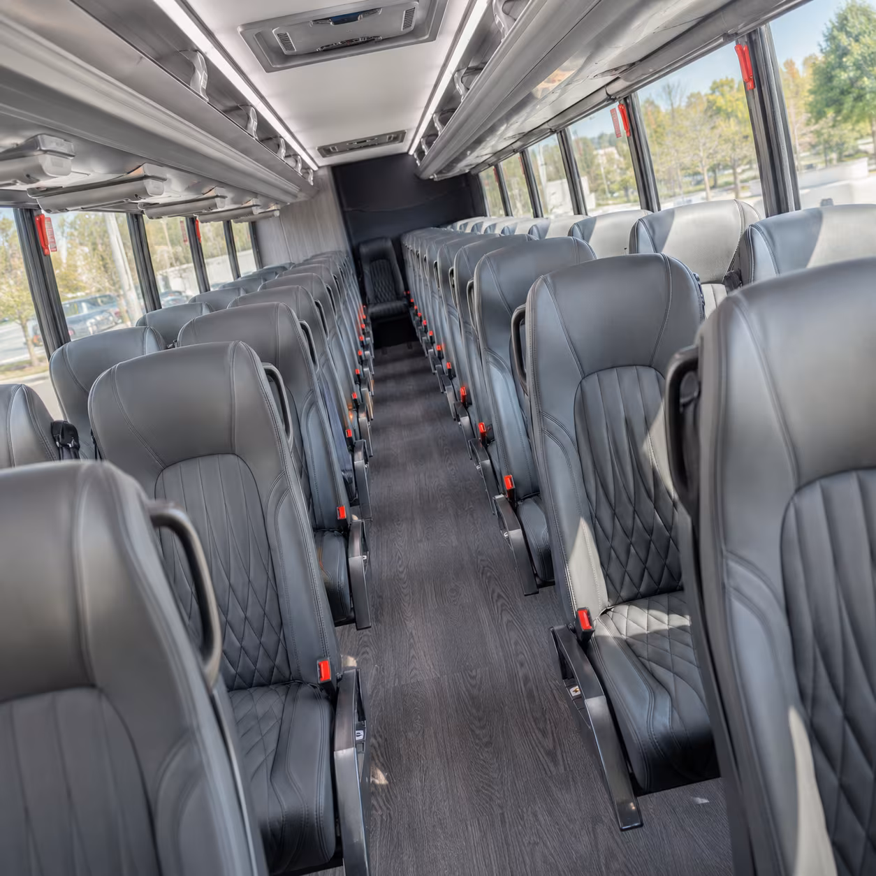 st paul 28 passenger minibus inside
