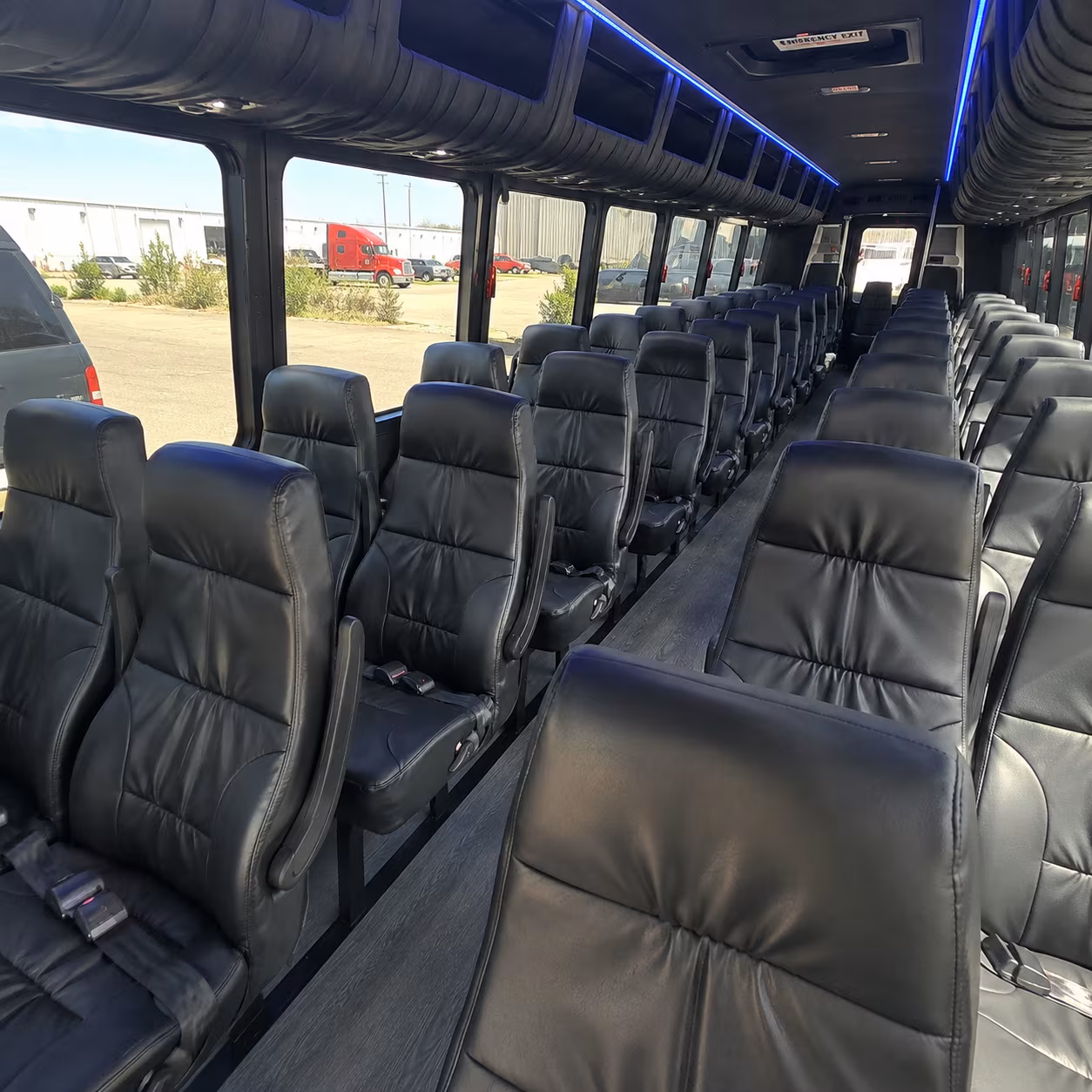 st paul 28 passenger minibus interior