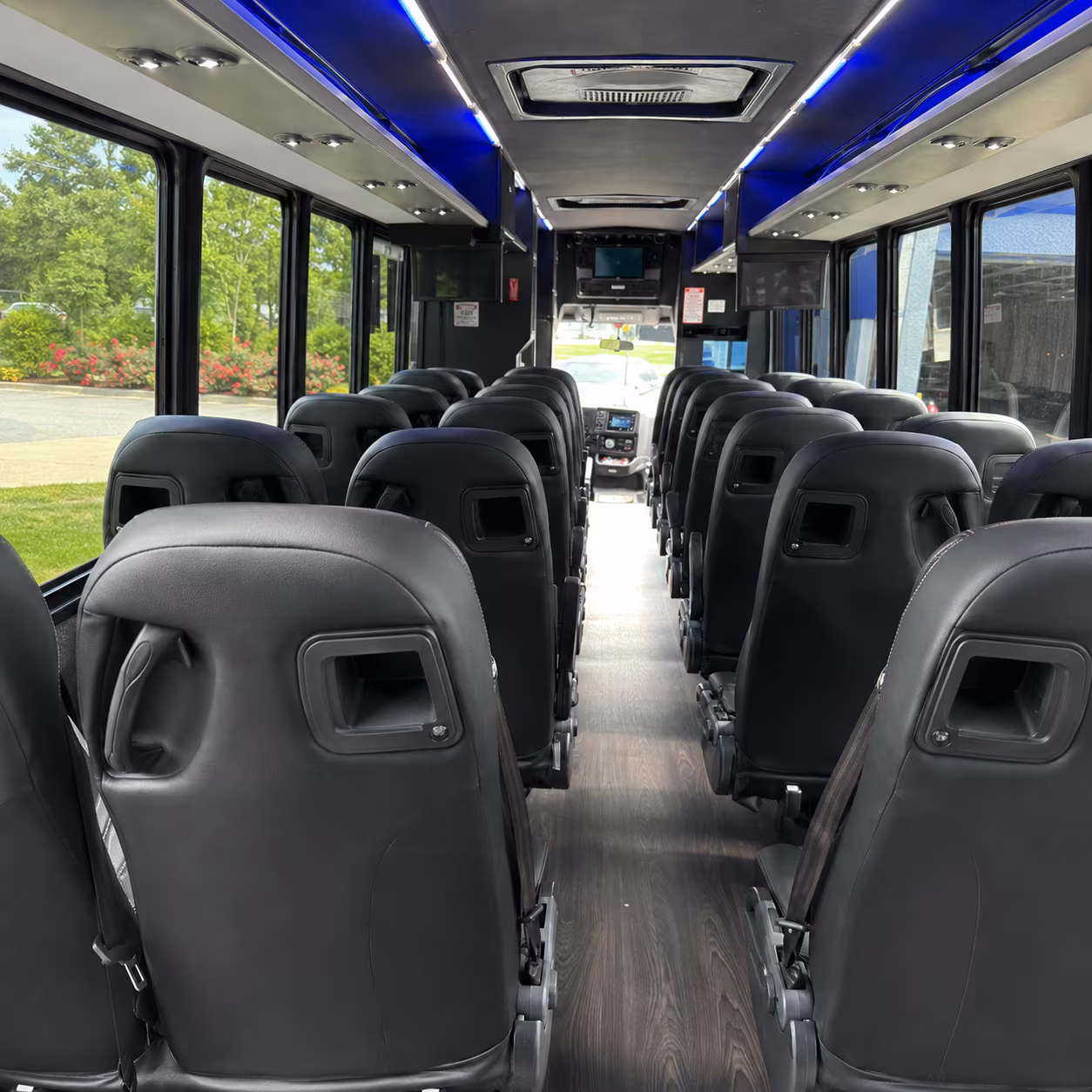 st paul 35 passenger minibus inside