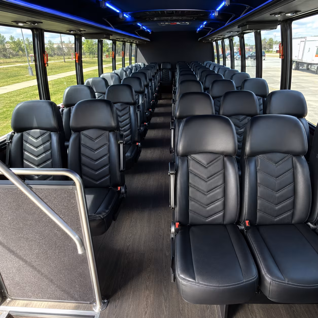 st paul 35 passenger minibus interior