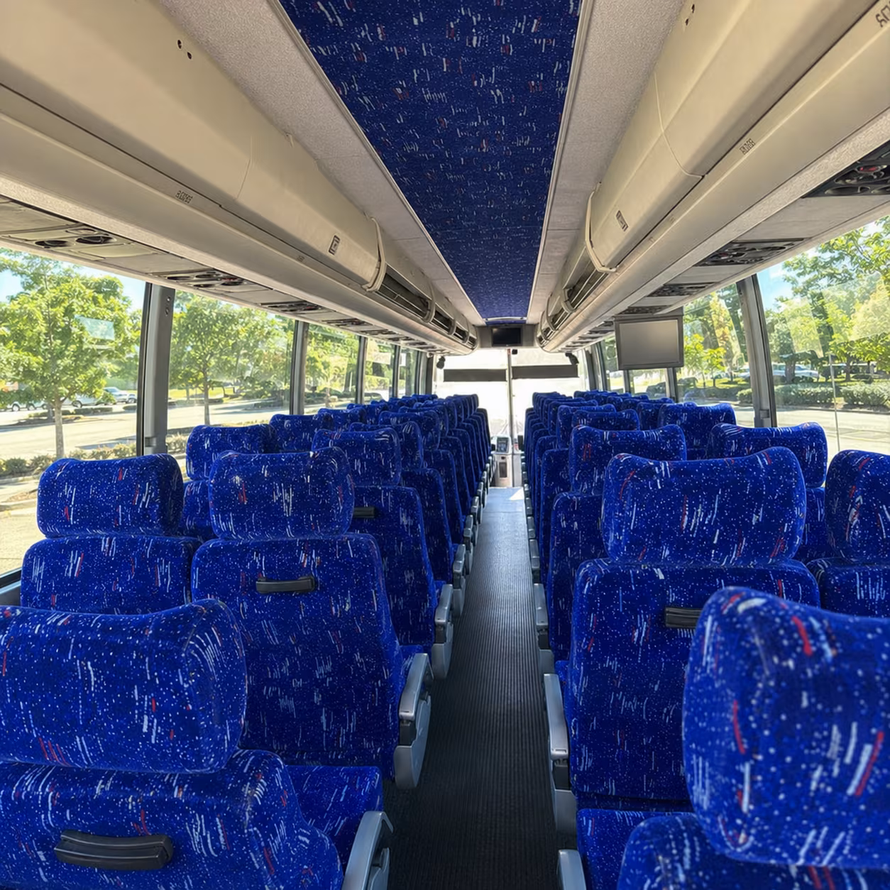 st paul 56 passenger charter bus inside