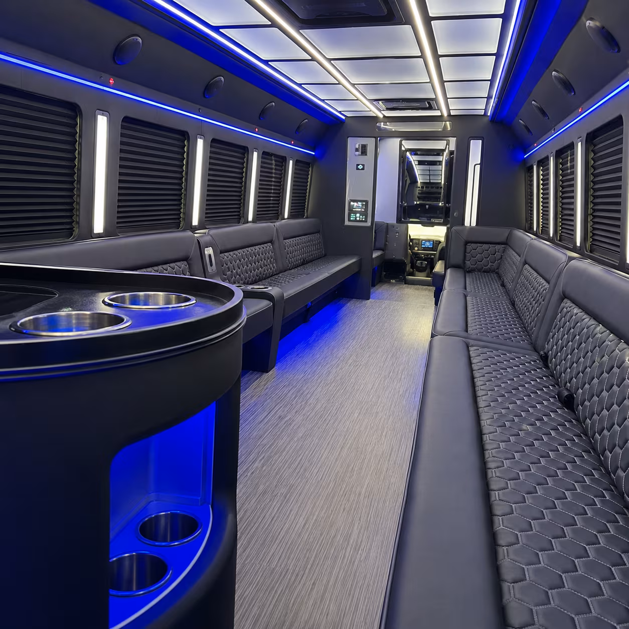 st paul party bus rentals inside