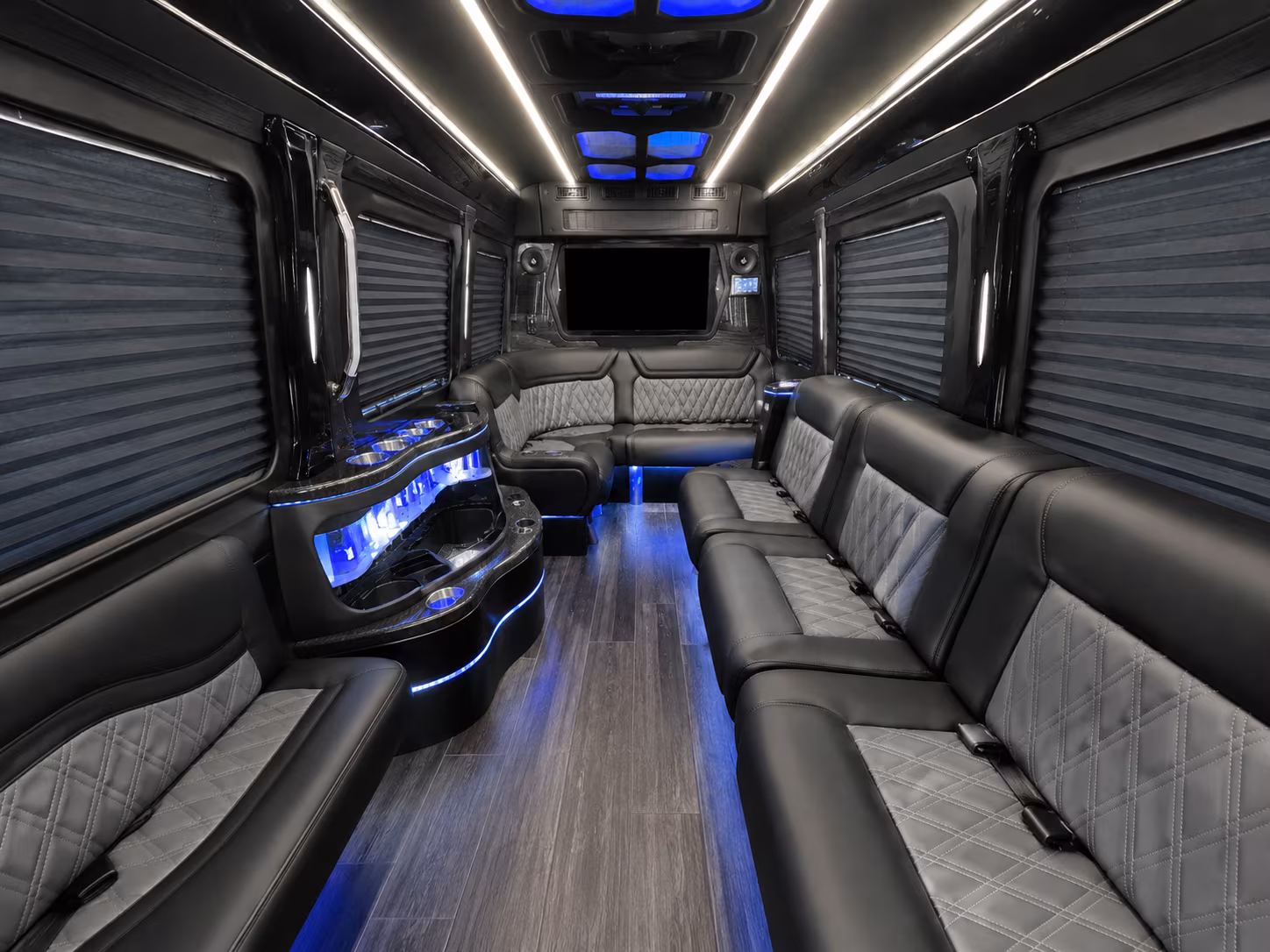 st paul sprinter limousine inside