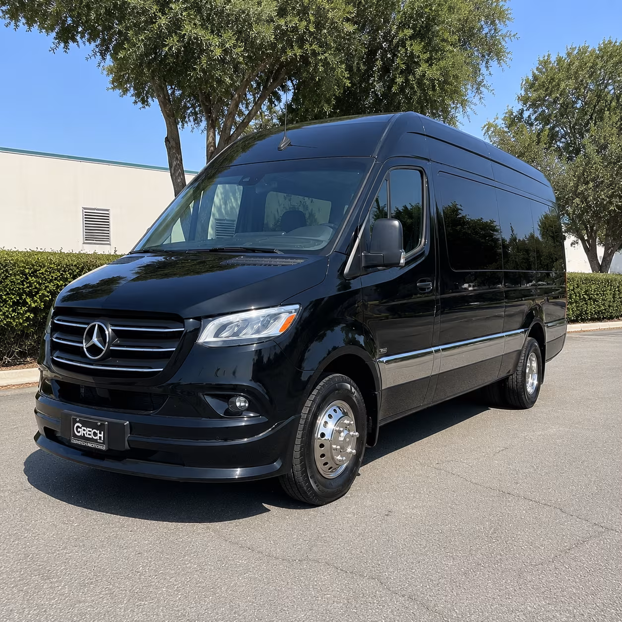 st paul sprinter van with driver